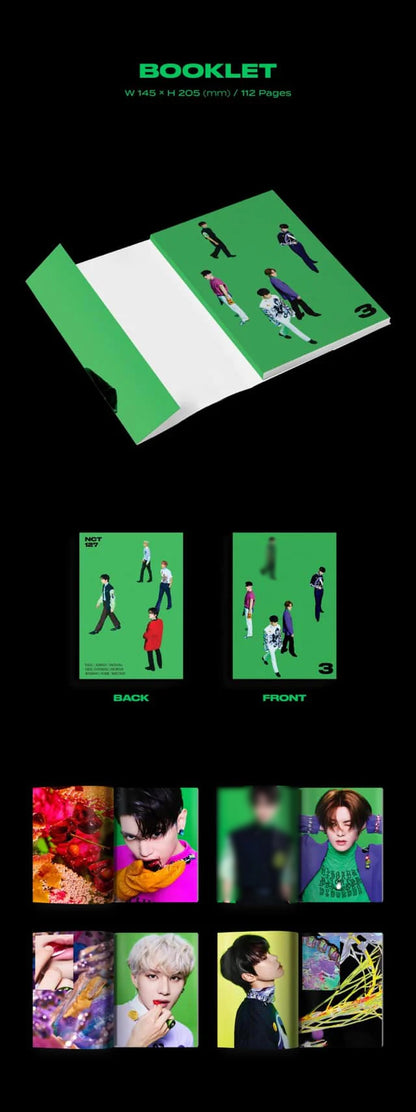 NCT 127 Album Vol. 3 - Sticker (Sticky Ver.) (Random)