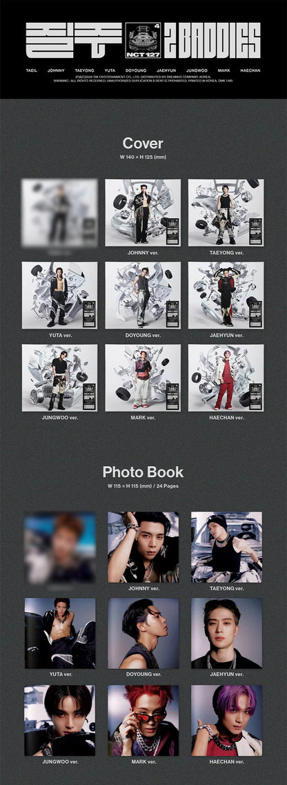 [PRE-OWNED] NCT 127 Album Vol. 4 - 질주 (2 Baddies) (Digipack Ver.)
