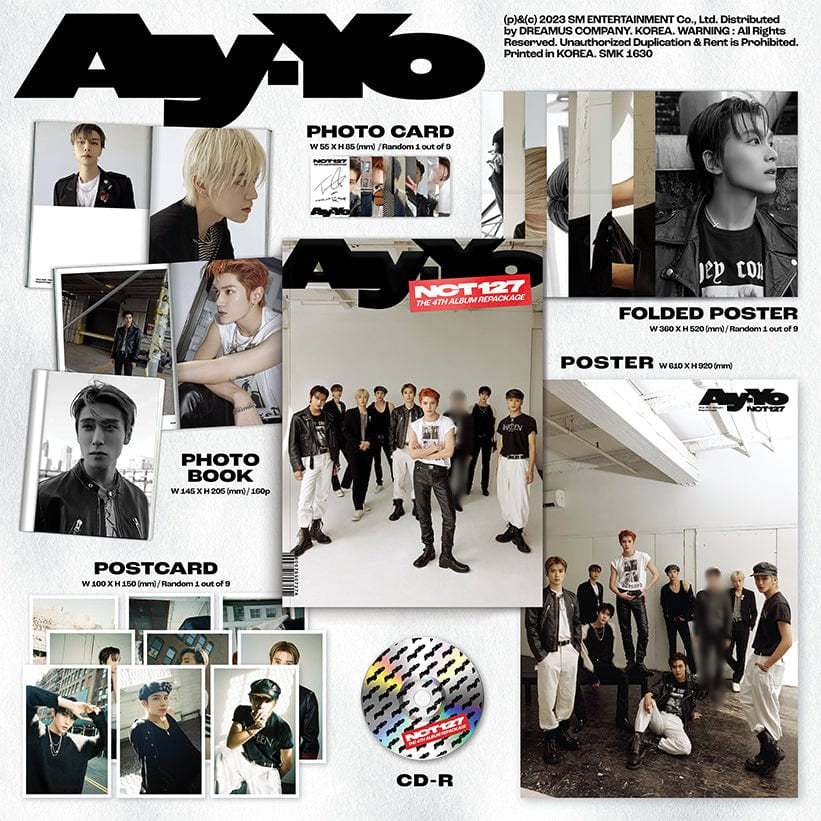 NCT 127 Album Vol. 4 (Repackage) - Ay-Yo (B Ver.)