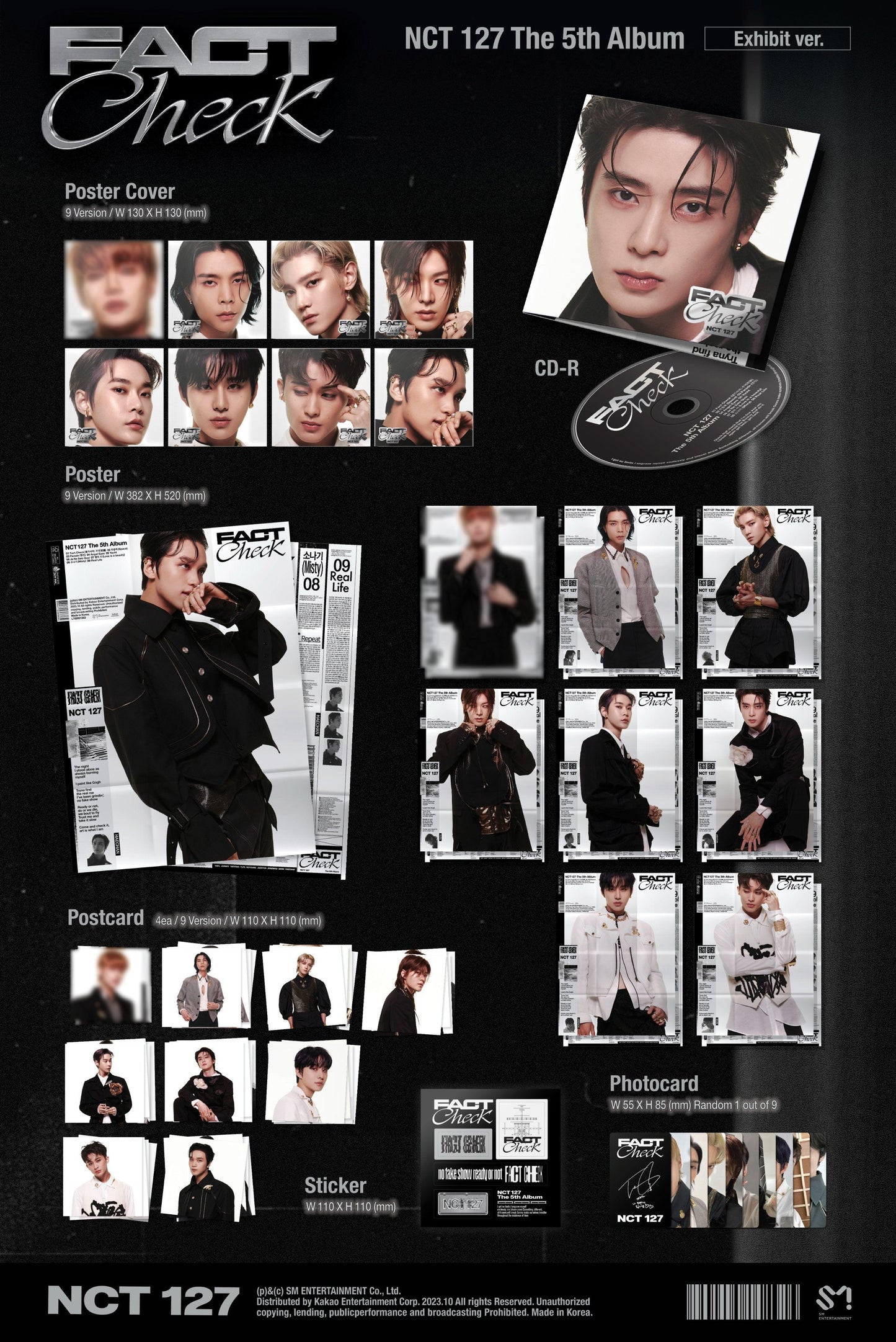 [PRE-OWNED] NCT 127 Album Vol. 5 – Fact Check (Exhibit Ver.)