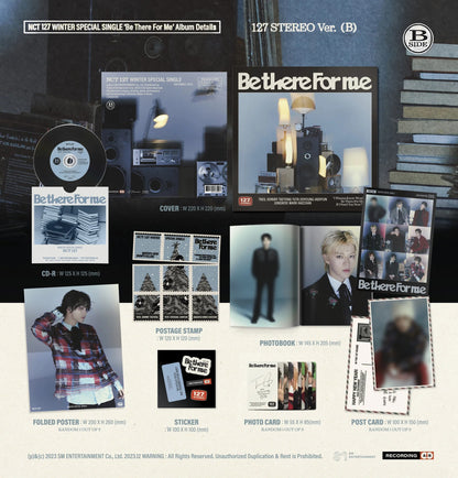 NCT 127 – WINTER SPECIAL SINGLE [Be There For Me] (127 STEREO Ver.) (Random)