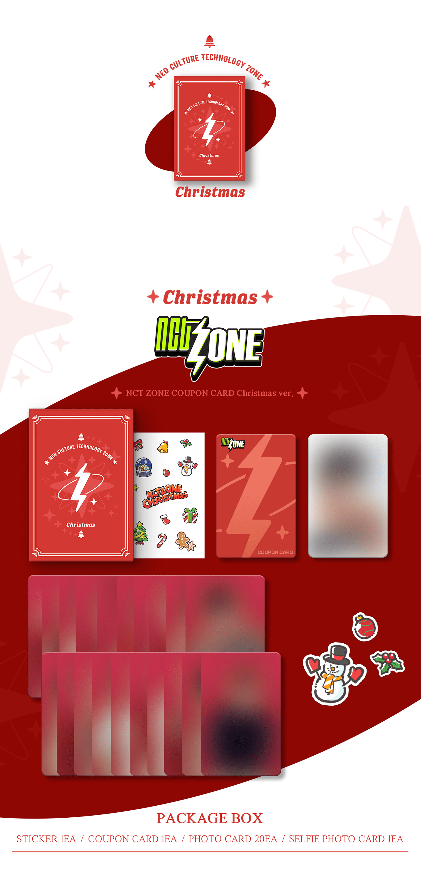 NCT – NCT ZONE COUPON CARD (CHRISTMAS Ver.)