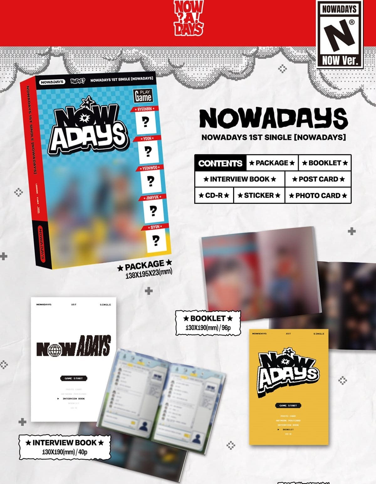 NOWADAYS 1ST SINGLE – NOWADAYS (Random)