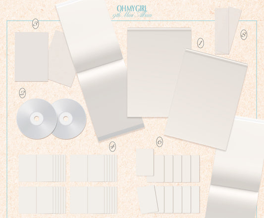 OHMYGIRL Mini Album Vol. 9 - Golden Hourglass (Random)