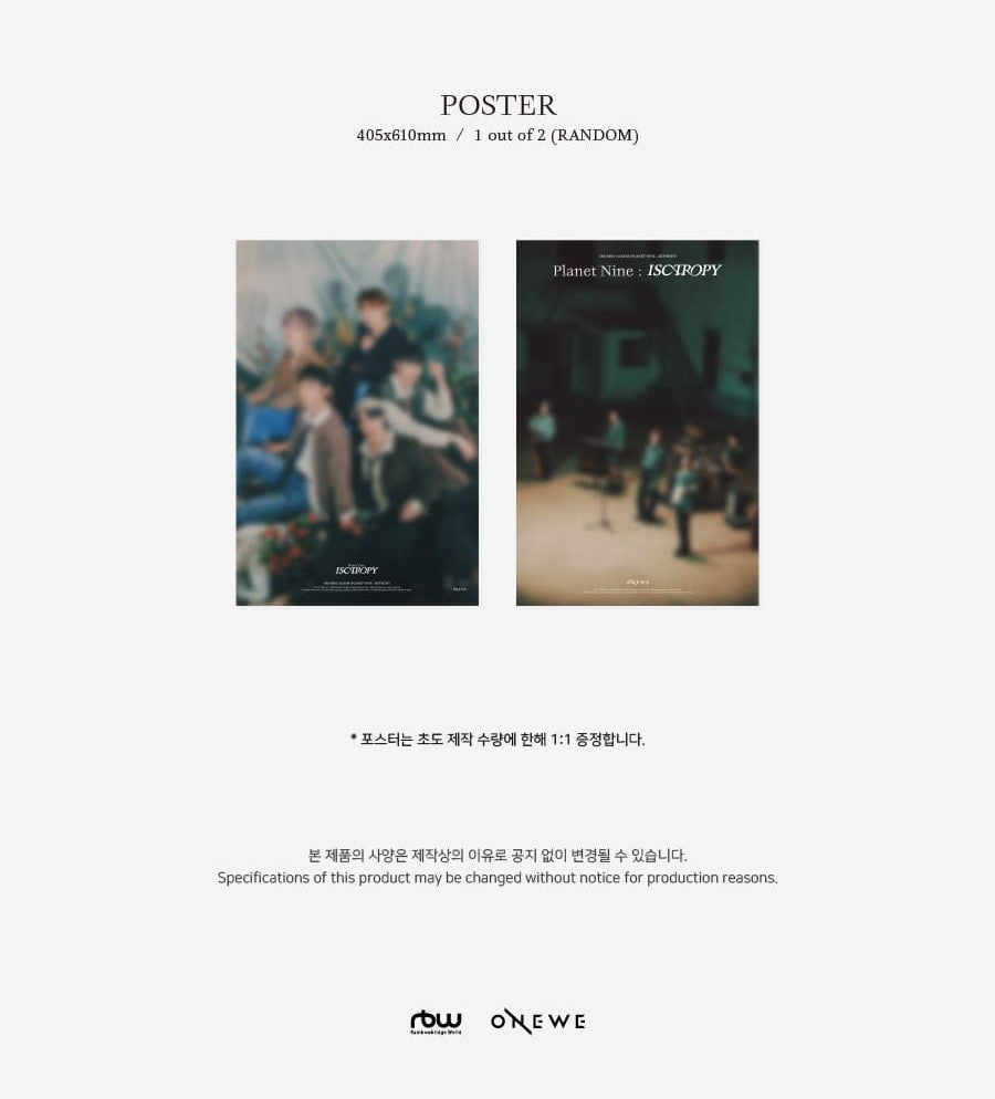 ONEWE 3RD MINI ALBUM – Planet Nine : ISOTROPY