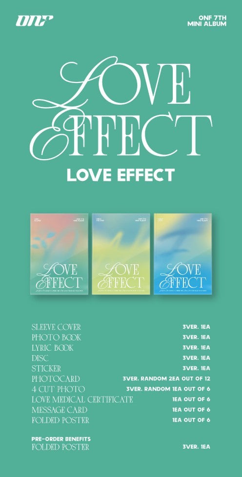 ONF Mini Album Vol. 7 – LOVE EFFECT (Random)