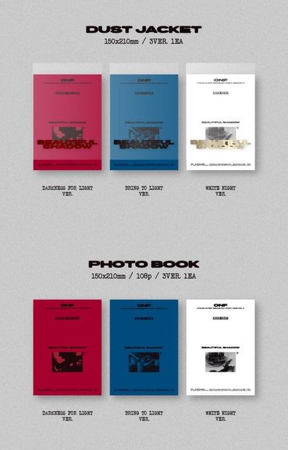 ONF 8TH MINI ALBUM – BEAUTIFUL SHADOW (Random)