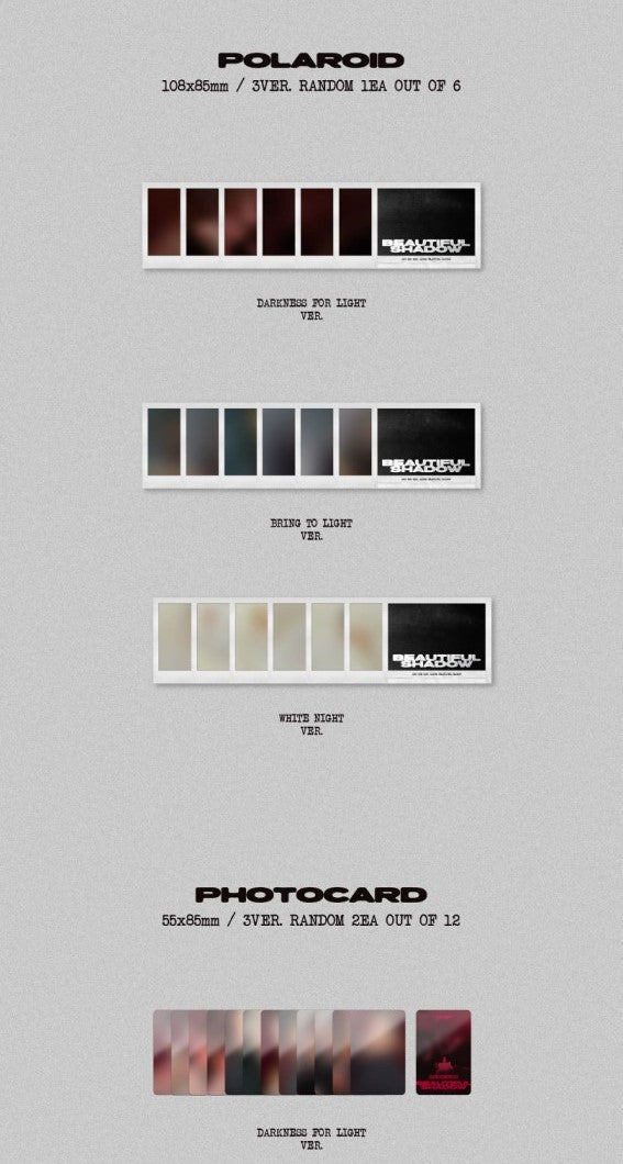 ONF 8TH MINI ALBUM – BEAUTIFUL SHADOW (Random)