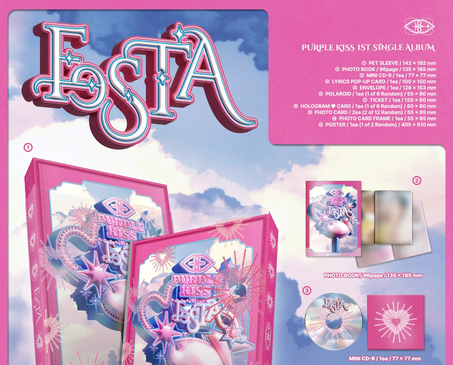 PURPLE KISS Single Album Vol. 1 – FESTA (Main Ver.)