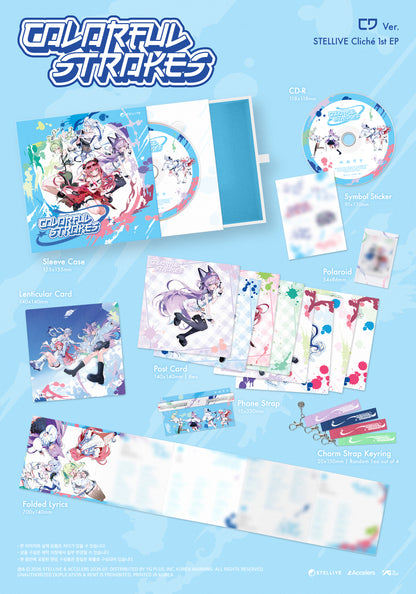 STELLIVE Cliché 1st EP Album - Colorful Strokes (CD Ver.)
