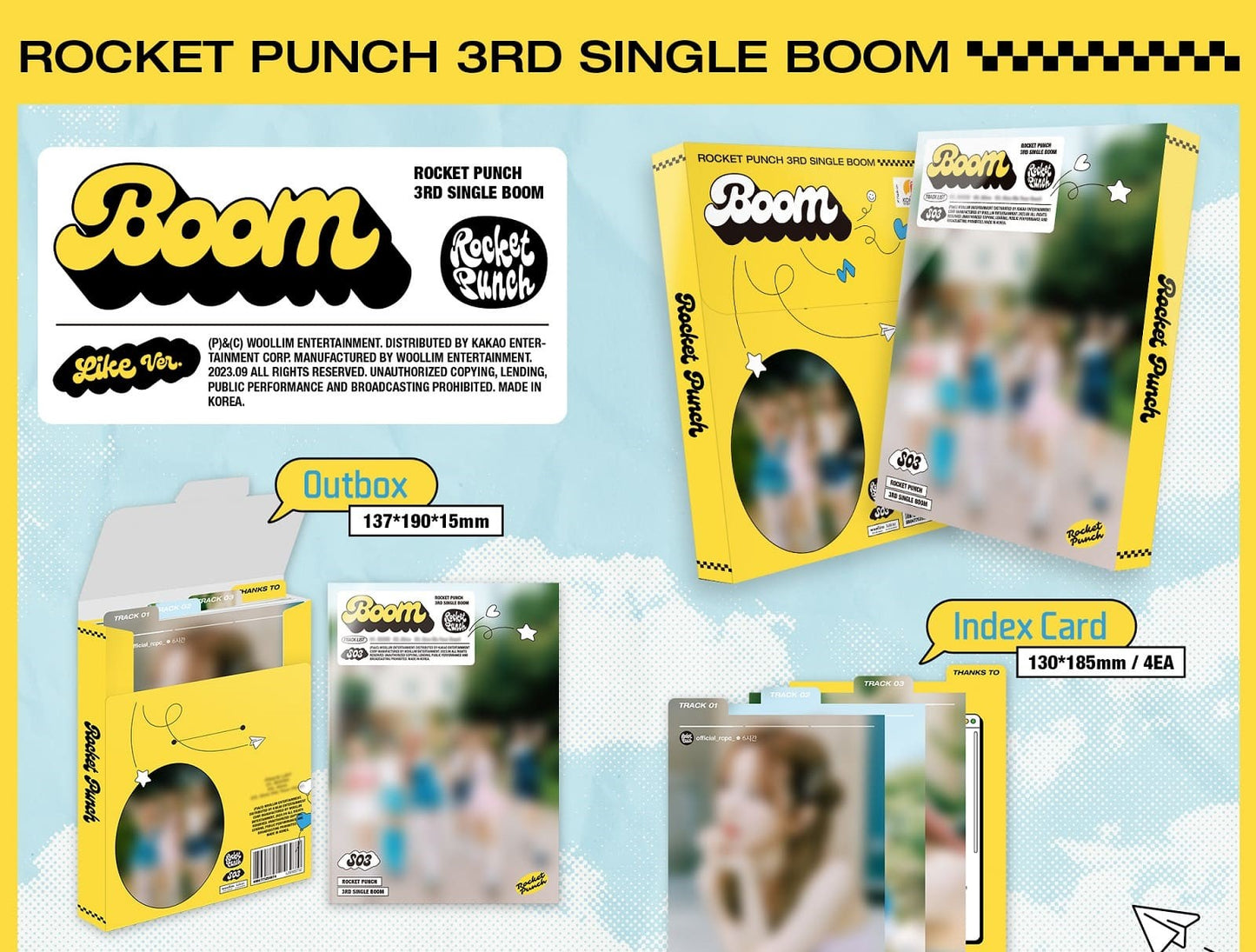 ROCKET PUNCH Single Album Vol. 3 – BOOM (Random)