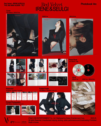 Red Velvet – IRENE & SEULGI 2nd Mini Album – TILT (Photobook Ver.) (Random)