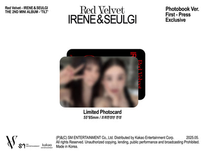 Red Velvet – IRENE & SEULGI 2nd Mini Album – TILT (Photobook Ver.) (Random)