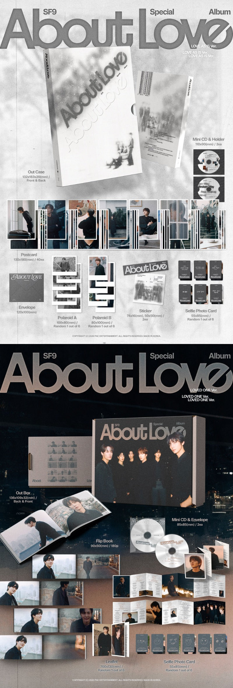 PRE-ORDER: SF9 Special Album - About Love (Random)