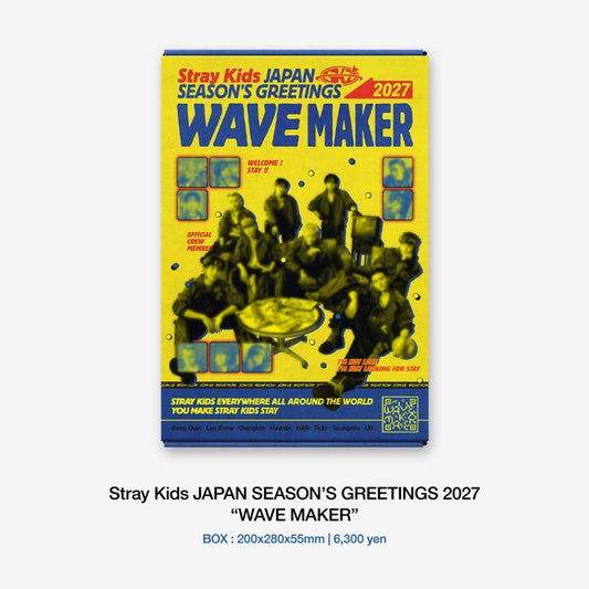 PRE-ORDER: Stray Kids JAPAN 2027 Season's Greetings - WAVE MAKER