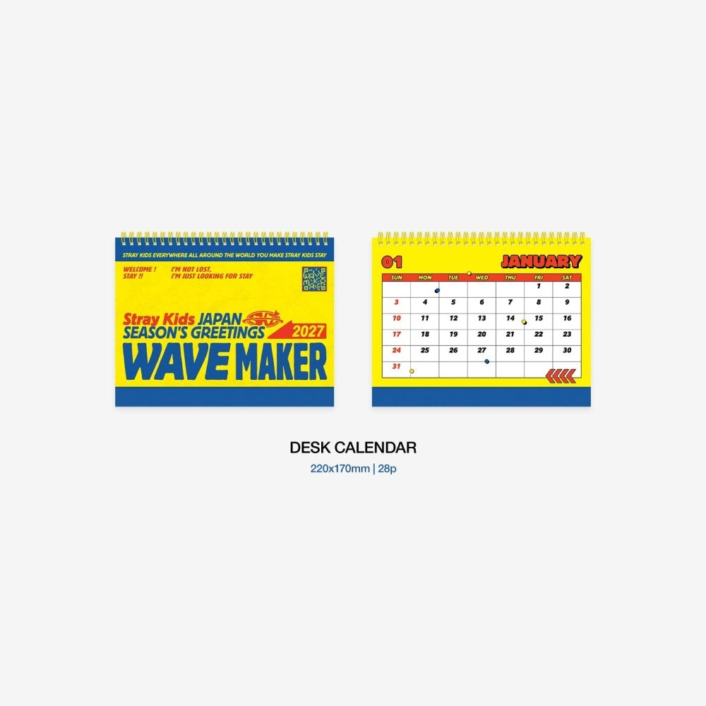 PRE-ORDER: Stray Kids JAPAN 2027 Season's Greetings - WAVE MAKER