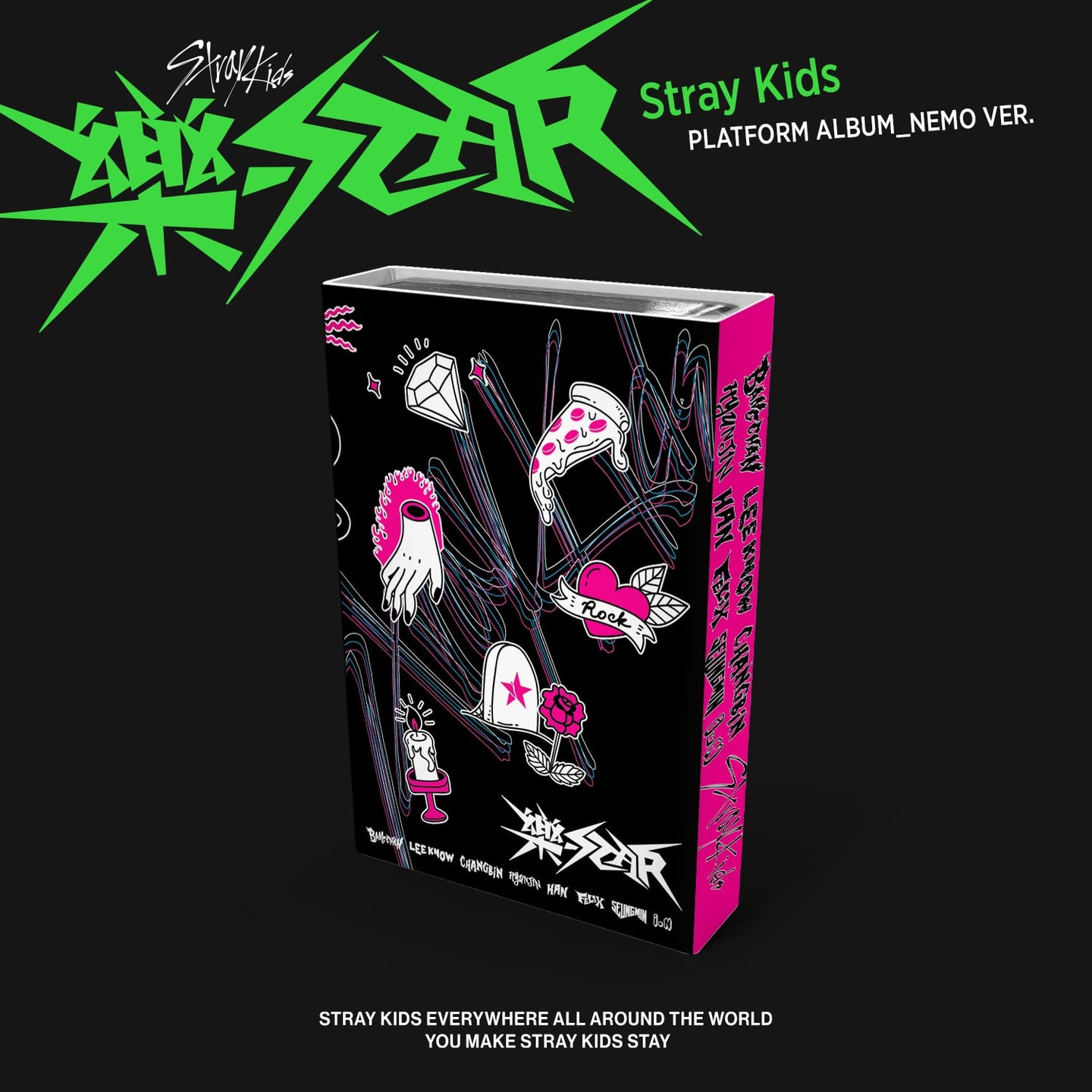 Stray Kids Mini Album – 樂-STAR (ROCKSTAR) (PLATFORM ALBUM) (NEMO Ver.)