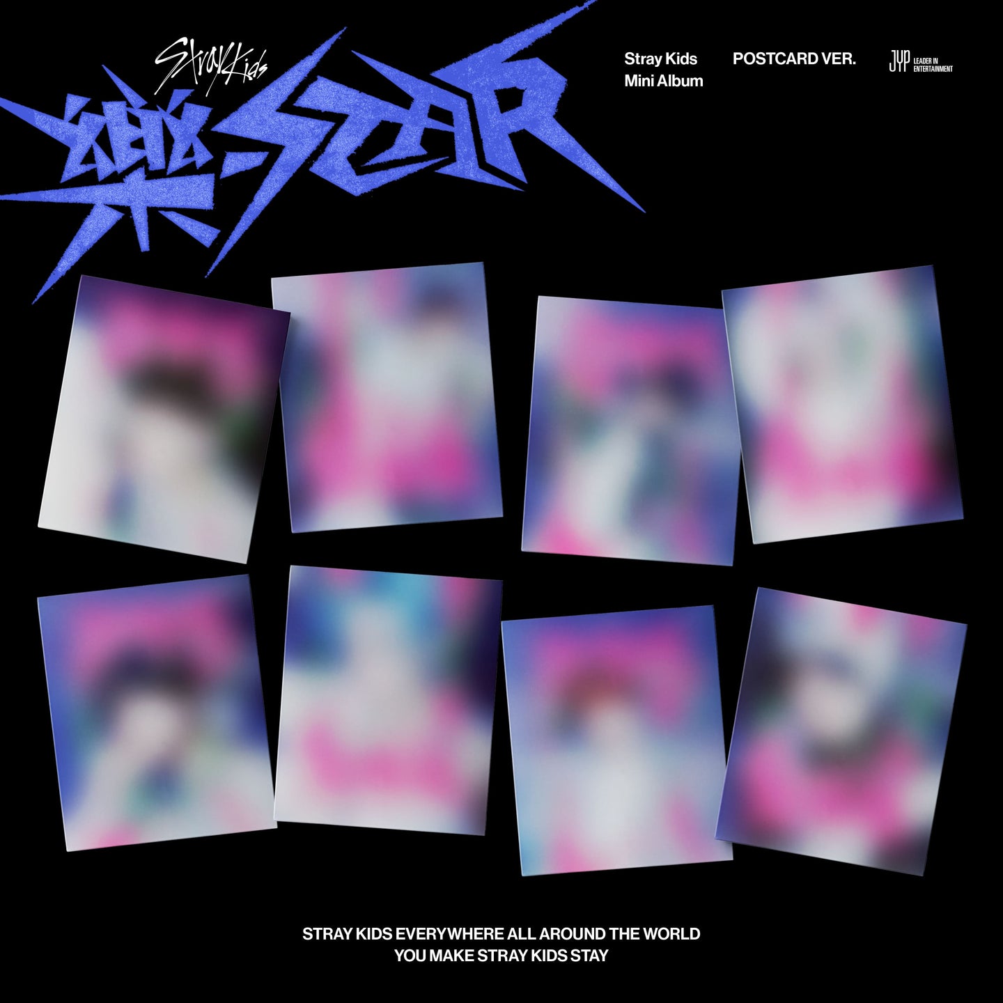 Stray Kids Mini Album – 樂-STAR [Rockstar] (POSTCARD Ver.) (Random)