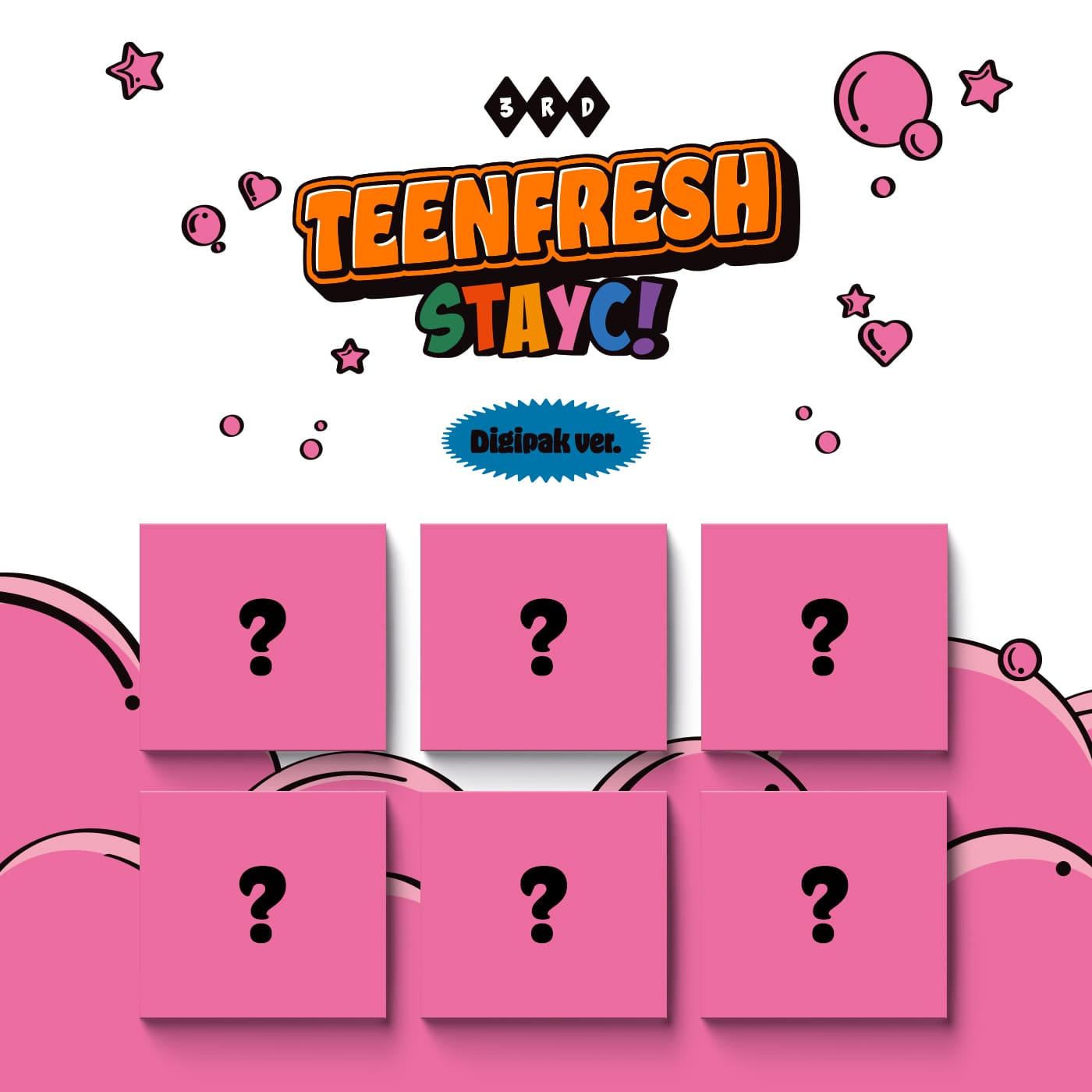 STAYC Mini Album Vol. 3 - TEENFRESH (Digipak Ver.) (Random)