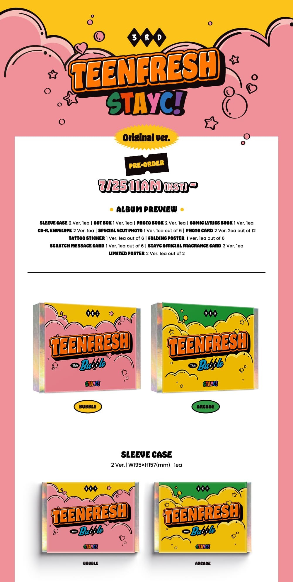 STAYC Mini Album Vol. 3 - TEENFRESH (Random)