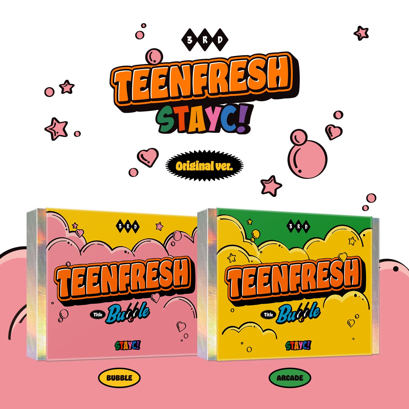 PRE-ORDER: STAYC Mini Album Vol. 3 - TEENFRESH (Random)