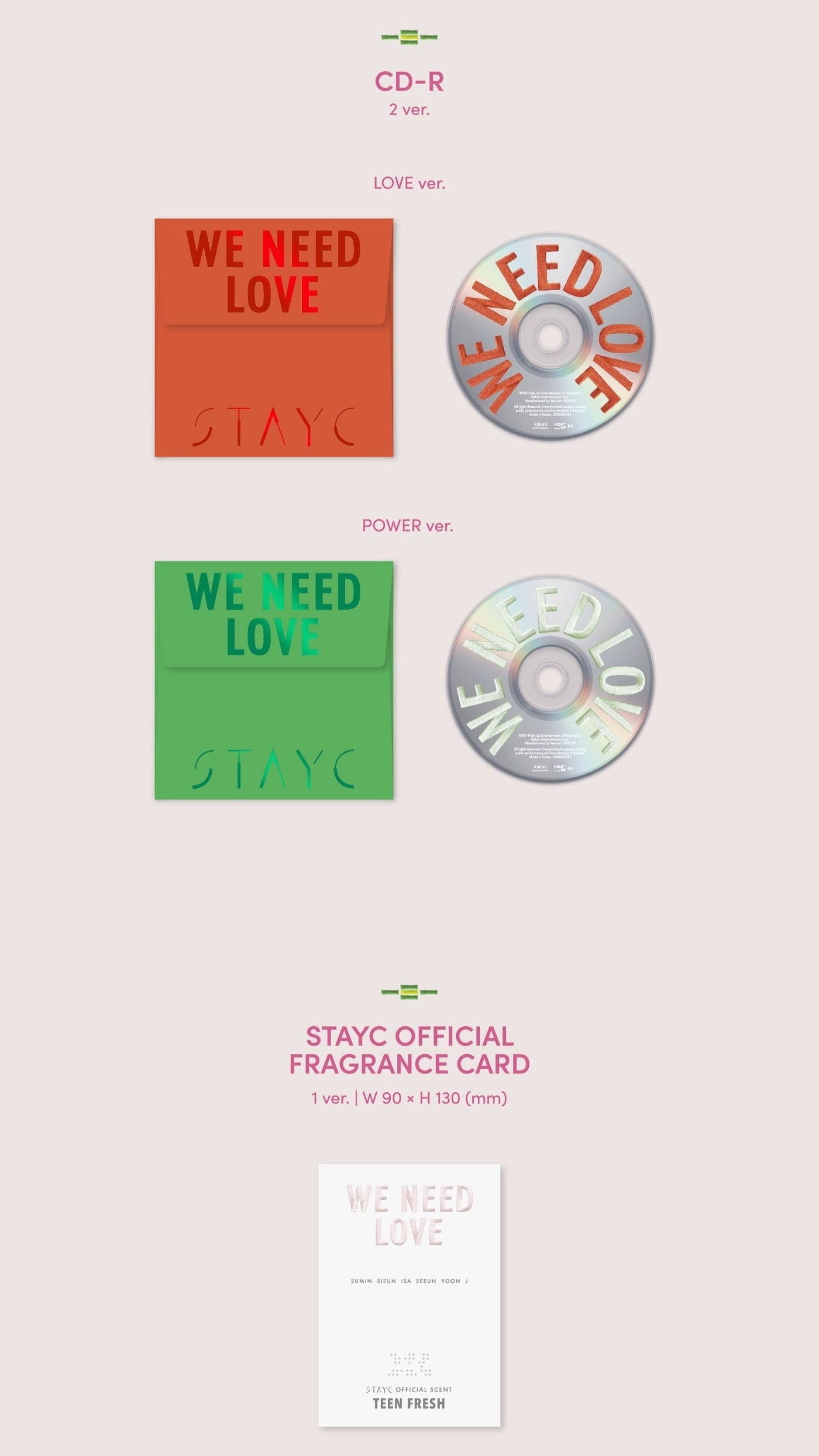 STAYC Single Album Vol. 3 - WE NEED LOVE