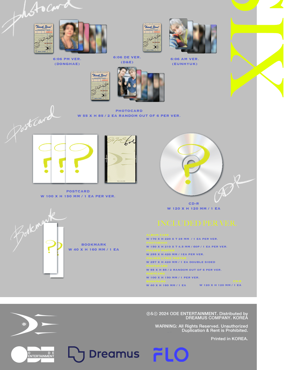 Super Junior D&E Mini Album Vol. 5 – 606 (Random)