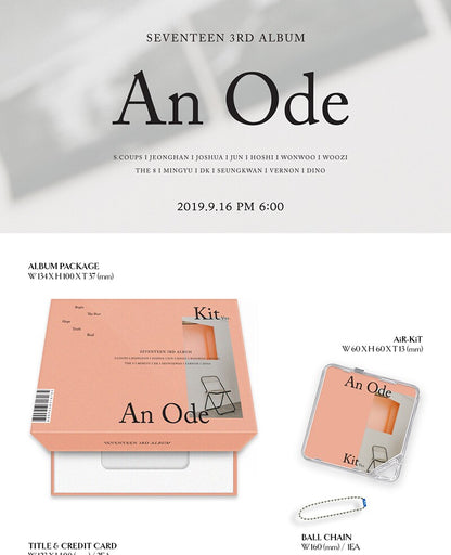 SEVENTEEN Album Vol. 3 – An Ode (KiT Ver.) [RESTOCK]