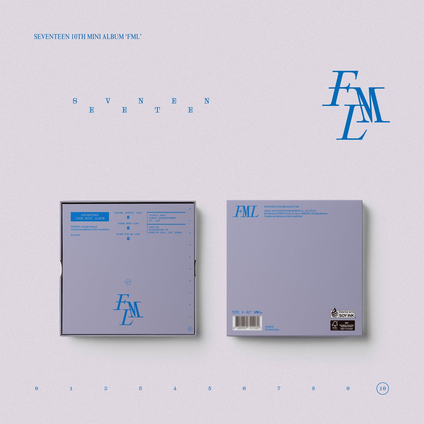 Seventeen Mini Album Vol. 10 - FML (Deluxe Ver.)