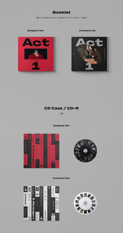 Taemin (SHINee) Album Vol. 3 - Never Gonna Dance Again : Act 1 (Random)