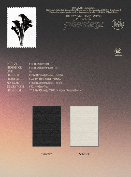 THE BOYZ Album Vol. 2 – [PHANTASY] Pt.3 Love Letter (Random)