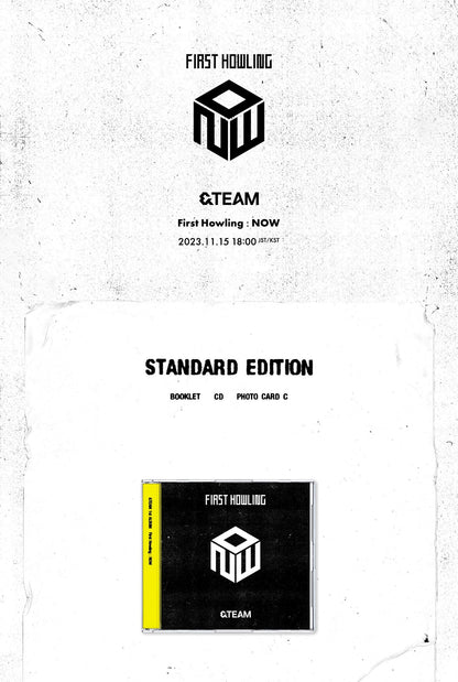&TEAM 1st Album - First Howling : NOW [Japanese Edition]