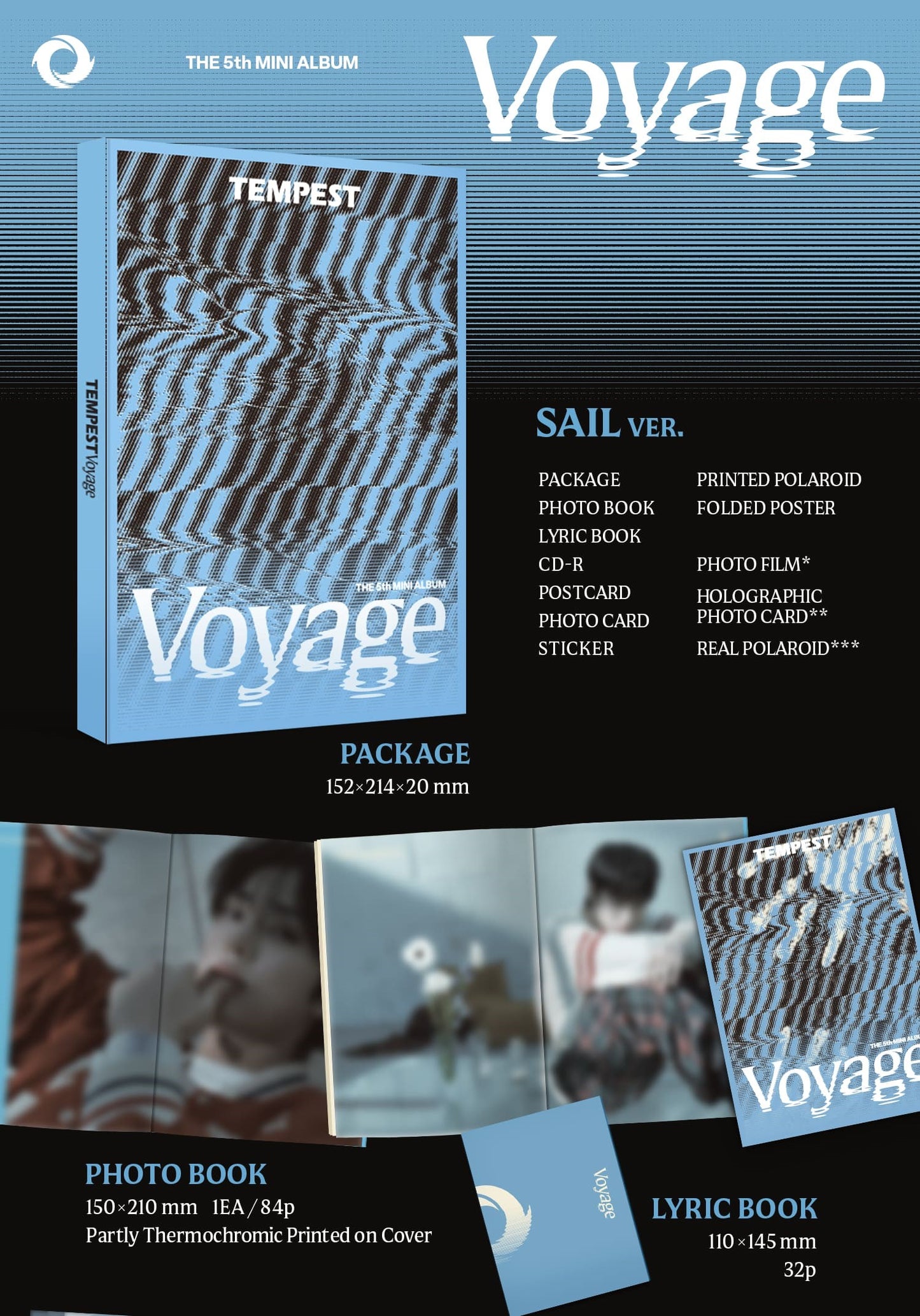 TEMPEST 5TH MINI ALBUM – Voyage (Random)