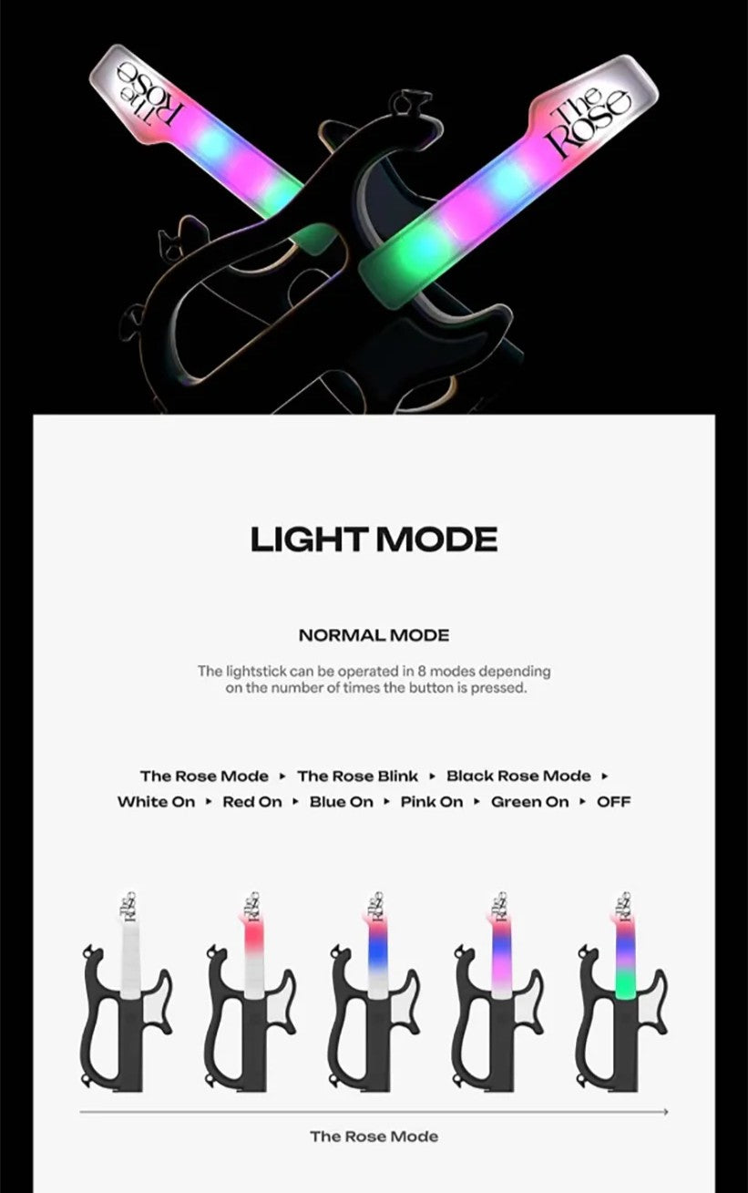 PRE-ORDER: THE ROSE - OFFICIAL LIGHT STICK V2 : ROSTAR