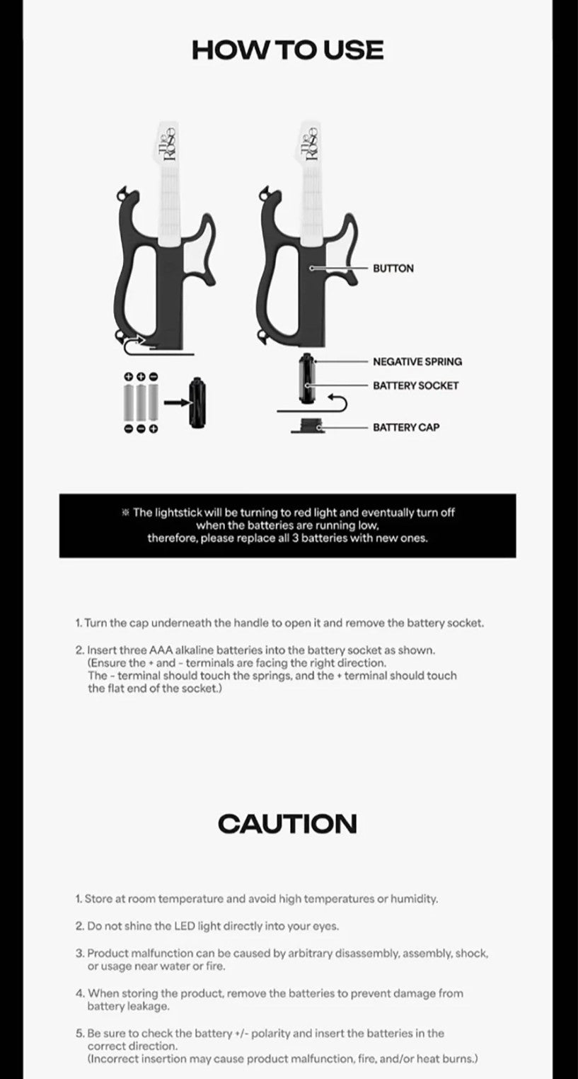 PRE-ORDER: THE ROSE - OFFICIAL LIGHT STICK V2 : ROSTAR