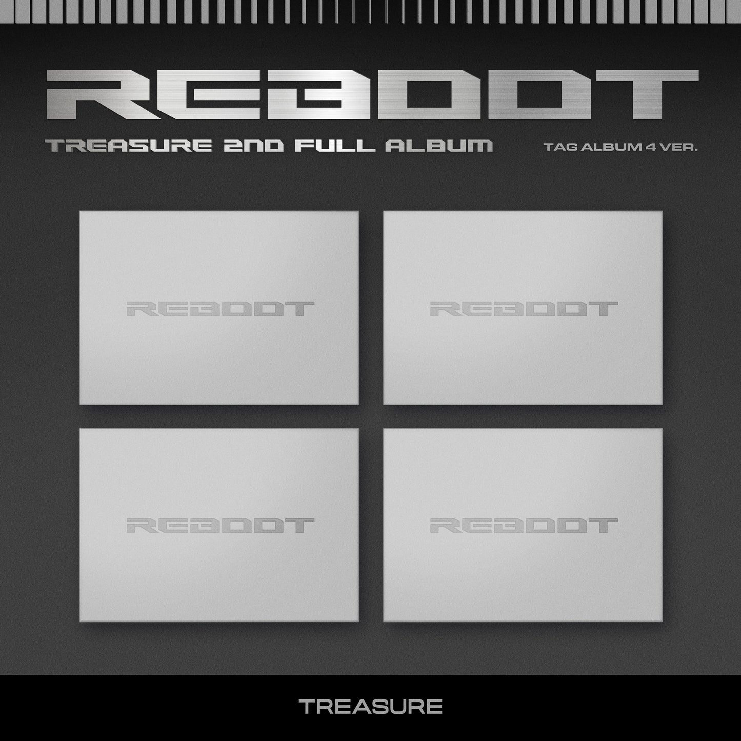 TREASURE 2ND FULL ALBUM - REBOOT (YG TAG ALBUM) (Random)