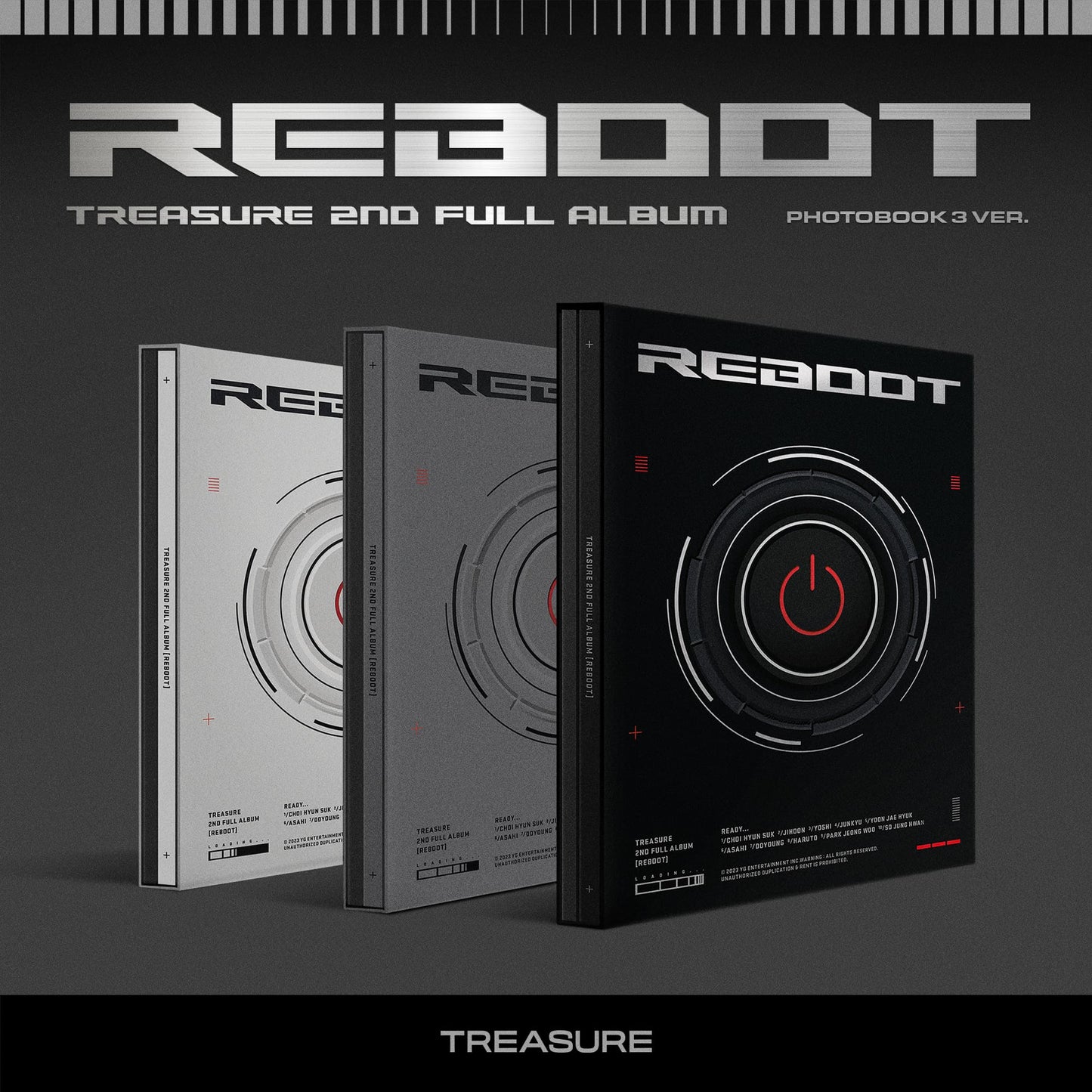TREASURE 2ND FULL ALBUM - REBOOT (PHOTOBOOK Ver.) (Random)
