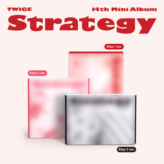 PRE-ORDER: Twice 14th Mini Album – STRATEGY (Random)