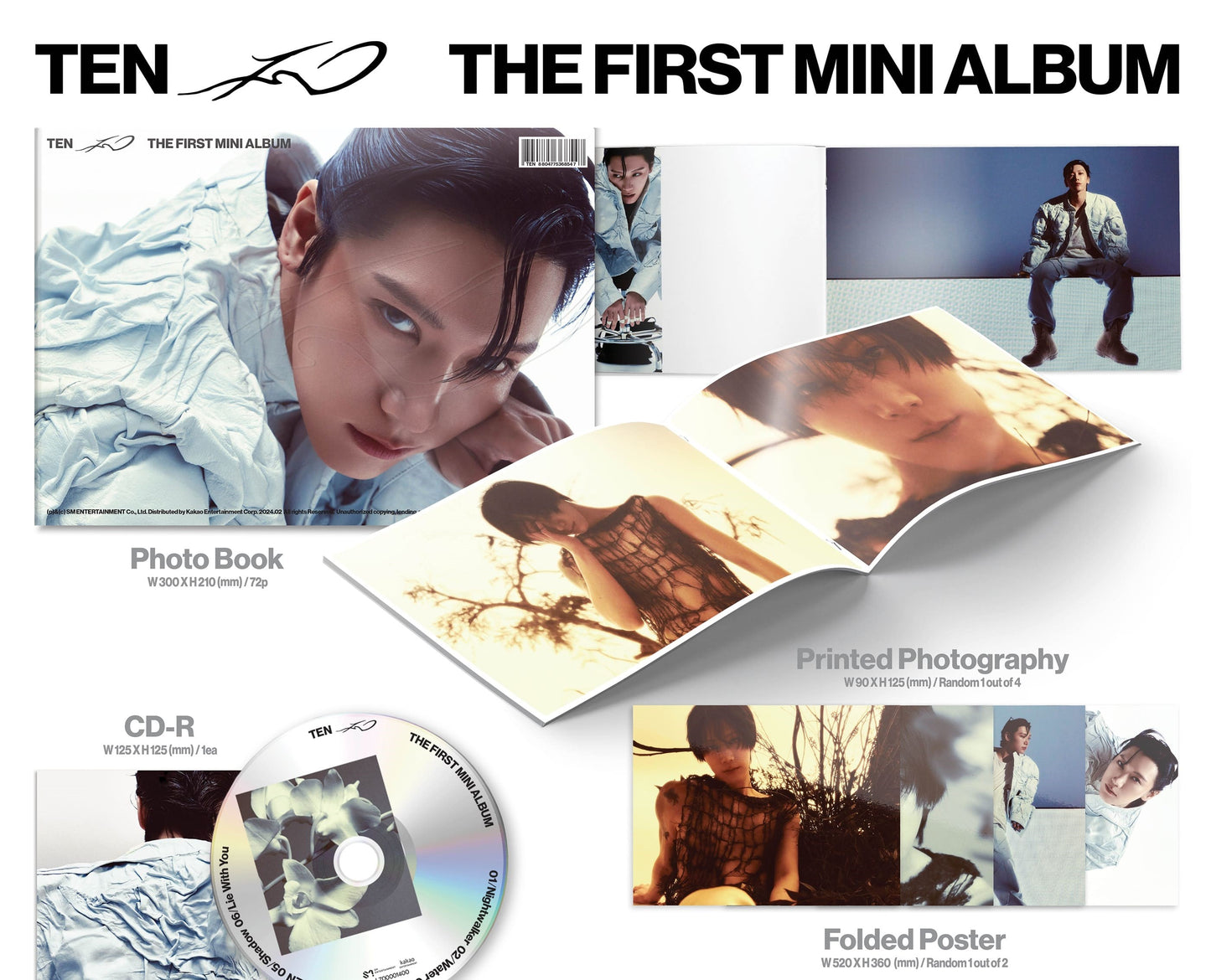 TEN THE 1ST MINI ALBUM – TEN (Light On Ver.)