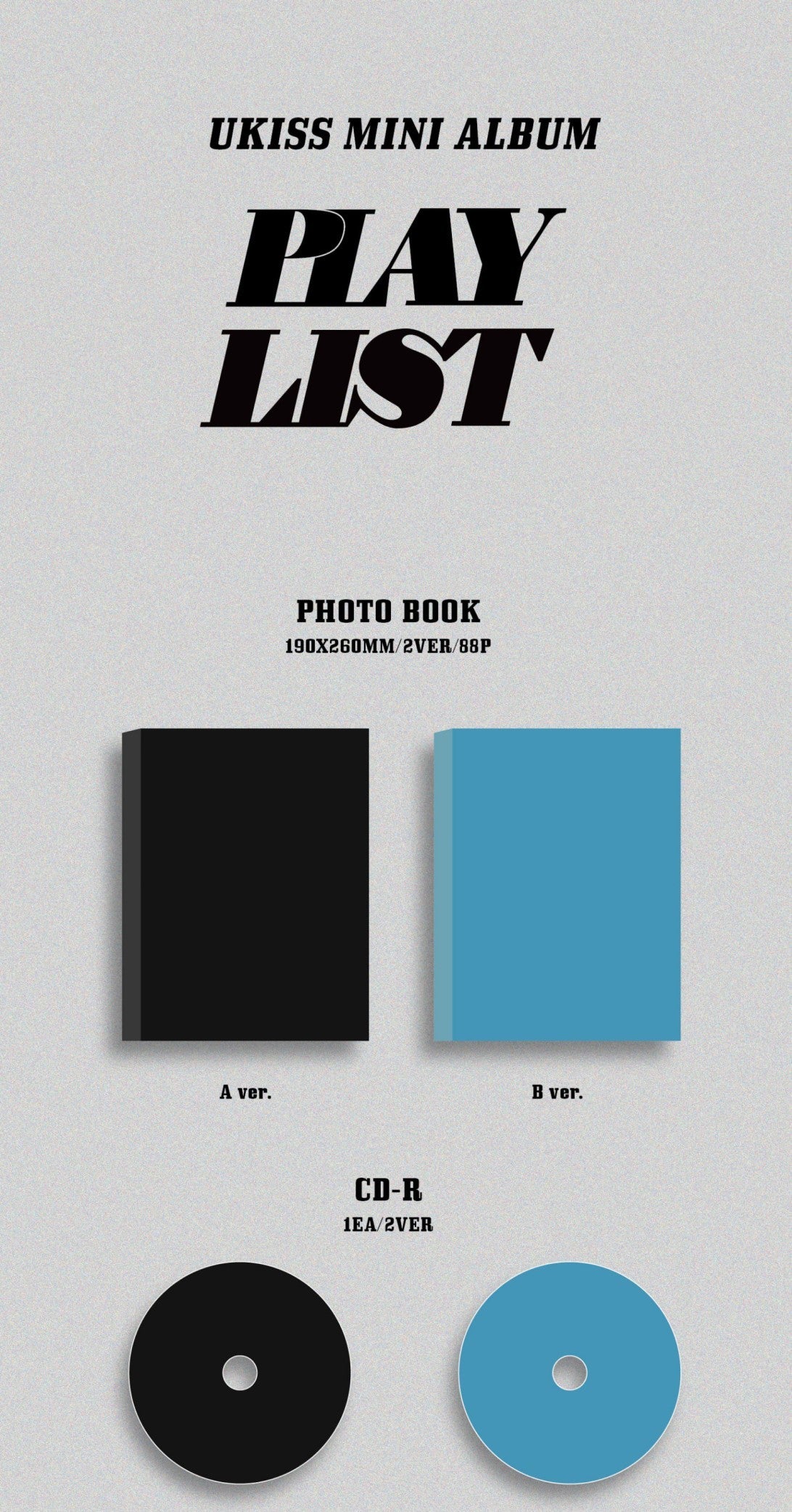 UKISS Mini Album - PLAY LIST (Random)