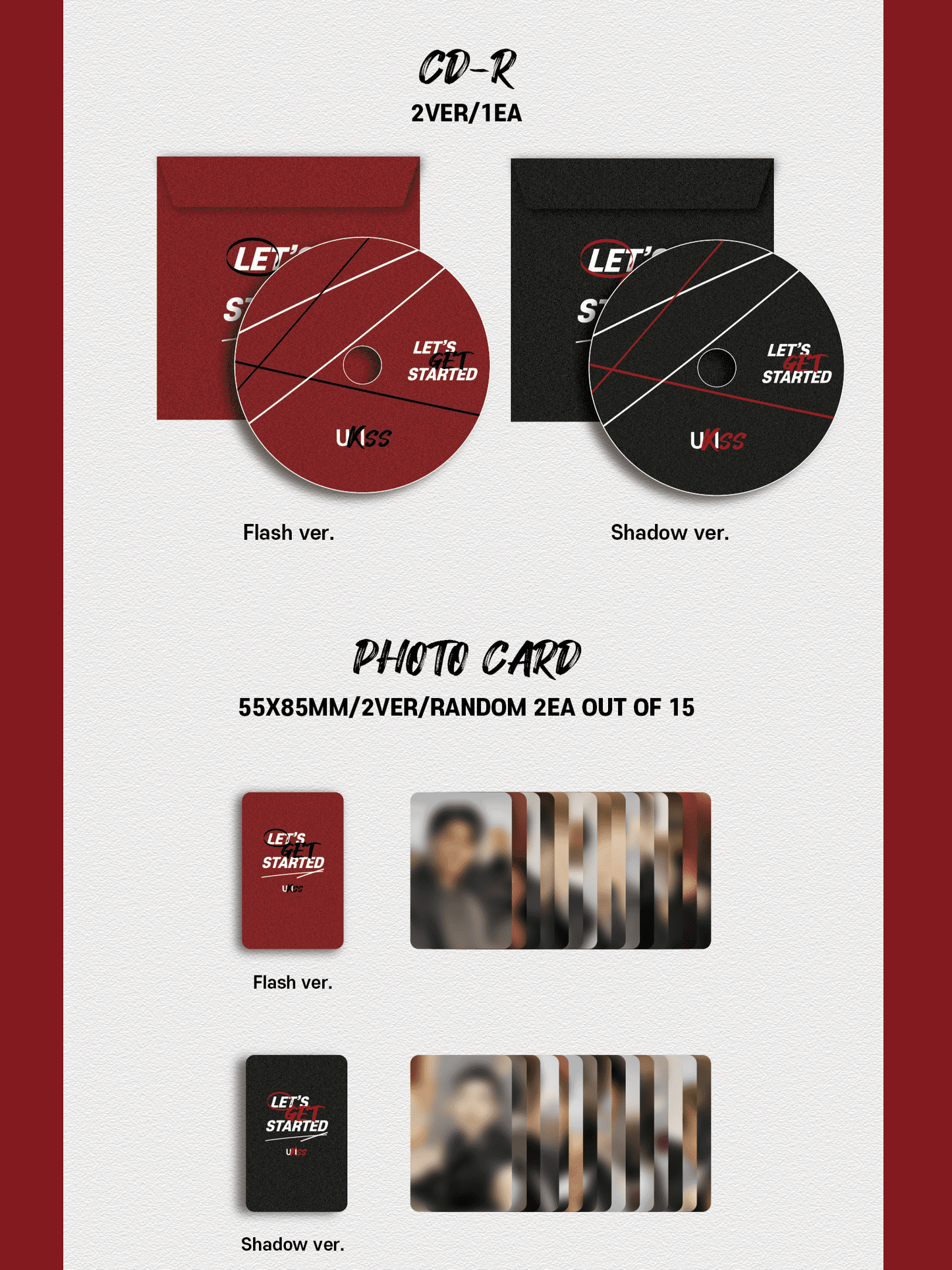 UKISS 13th Mini Album – LET’S GET STARTED (Random)