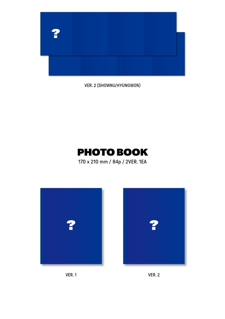 SHOWNU X HYUNGWON Mini Album Vol. 1 - THE UNSEEN (Random)