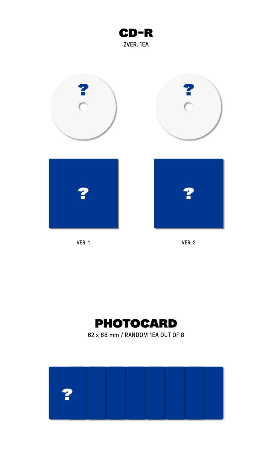 SHOWNU X HYUNGWON Mini Album Vol. 1 - THE UNSEEN (Random)