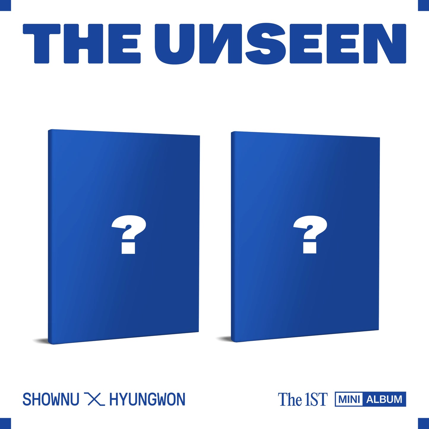 SHOWNU X HYUNGWON Mini Album Vol. 1 - THE UNSEEN (Random)