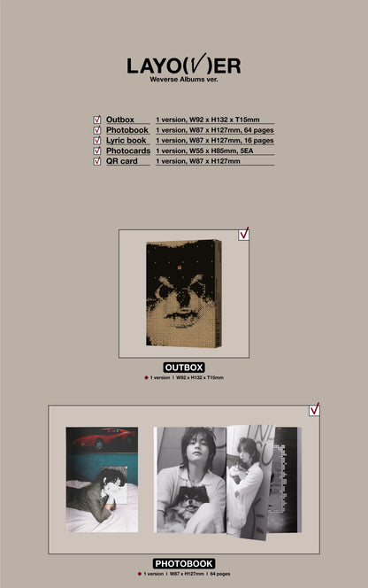 V (BTS) - Layover (Weverse Albums Ver.)