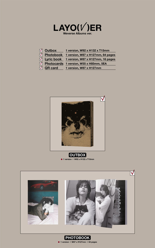 V (BTS) - Layover (Weverse Albums Ver.)