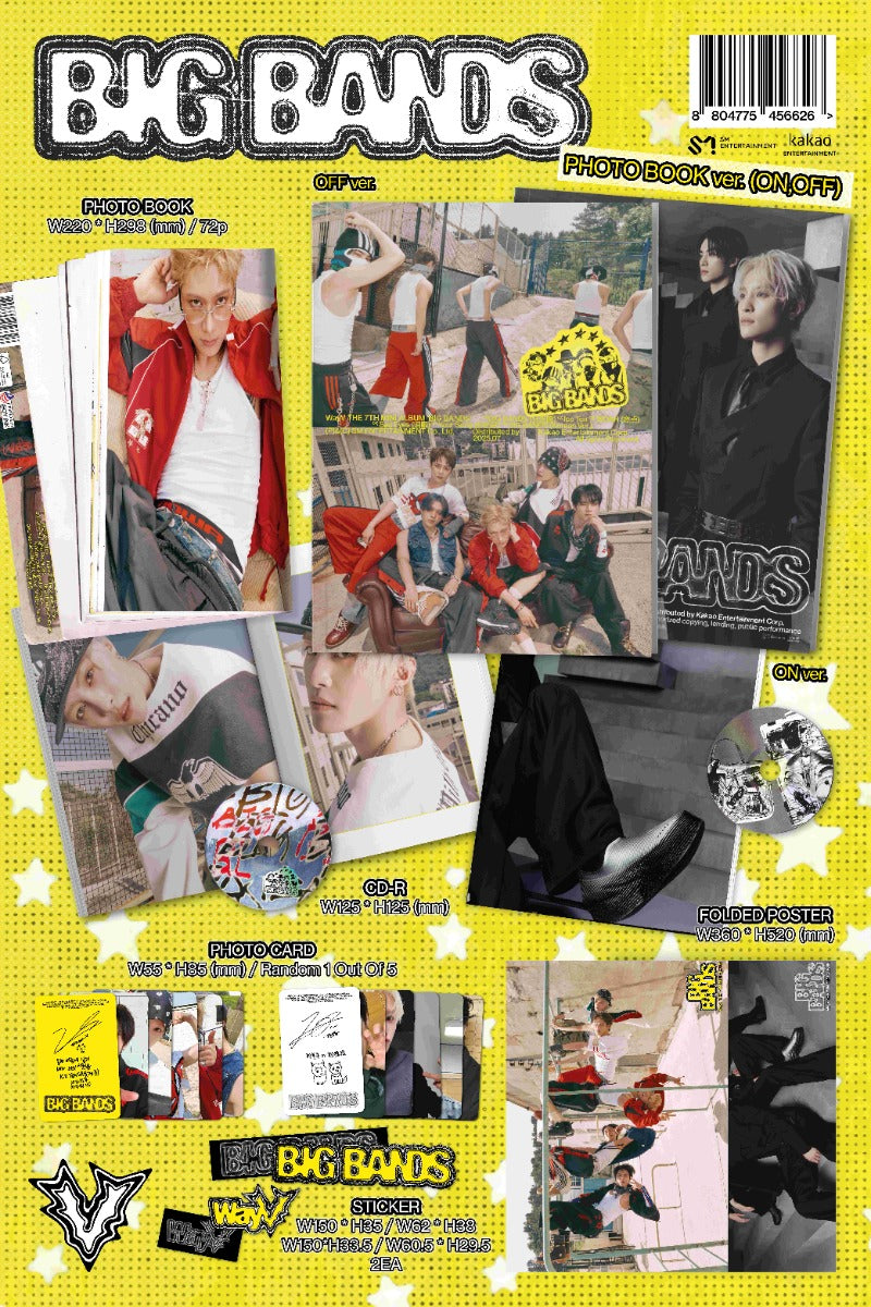 WayV The 7th Mini Album – BIG BANDS (Photobook Ver.) (Random)