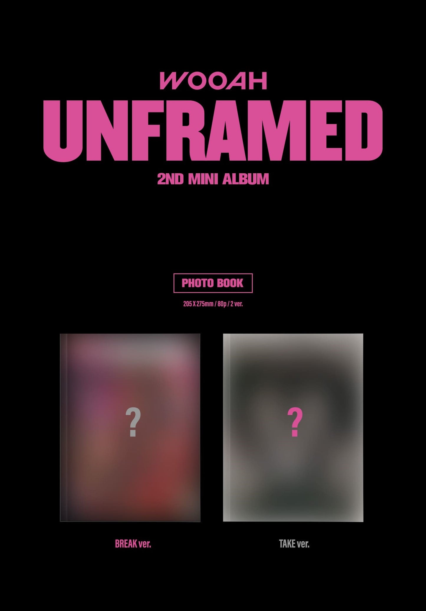 WOOAH 2nd Mini Album – UNFRAMED (Random)