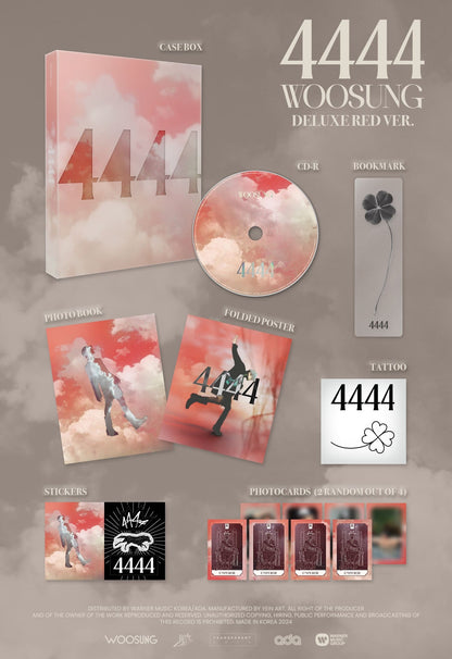 WOOSUNG – 4444 (DELUXE Ver.) (Random)