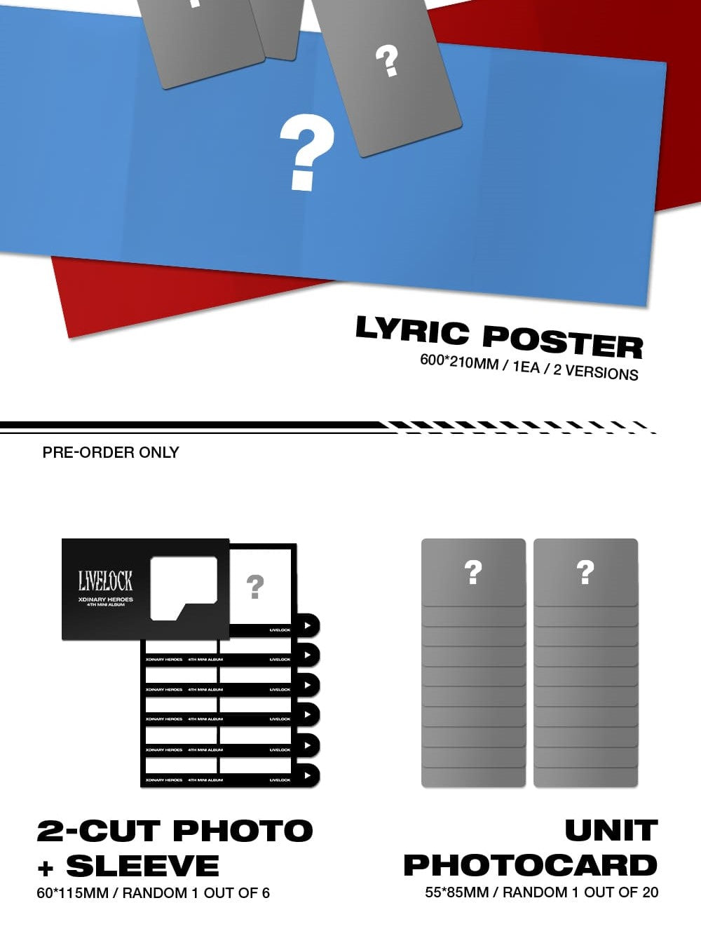 Xdinary-Heroes Mini Album Vol. 4 – Livelock (STANDARD Ver.) (Random)